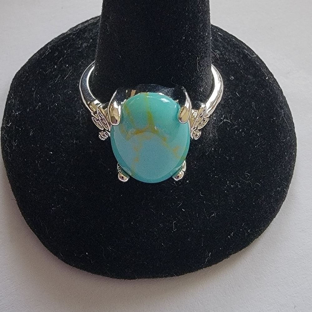 New Fashion Silver Turquoise Ring.